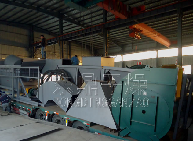 四川煤泥烘干機發貨現場