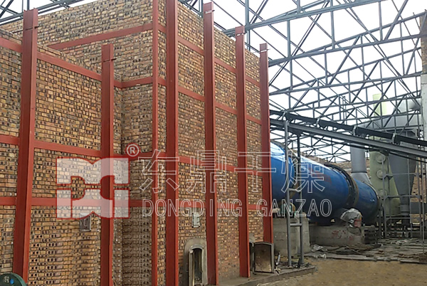 大峪口煤泥烘干現場