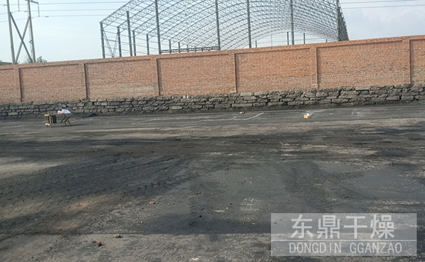 山西煤泥烘干機現場